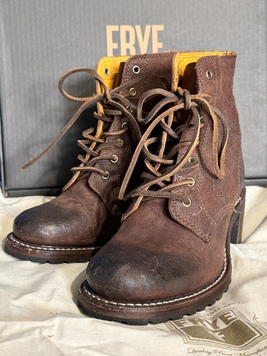 Frye Shoes - Women’s Frye Distressed Leather Boots “Sabrina” | Worn Once